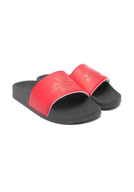 Ciabatte con logo DSQUARED2 JUNIOR | 802513